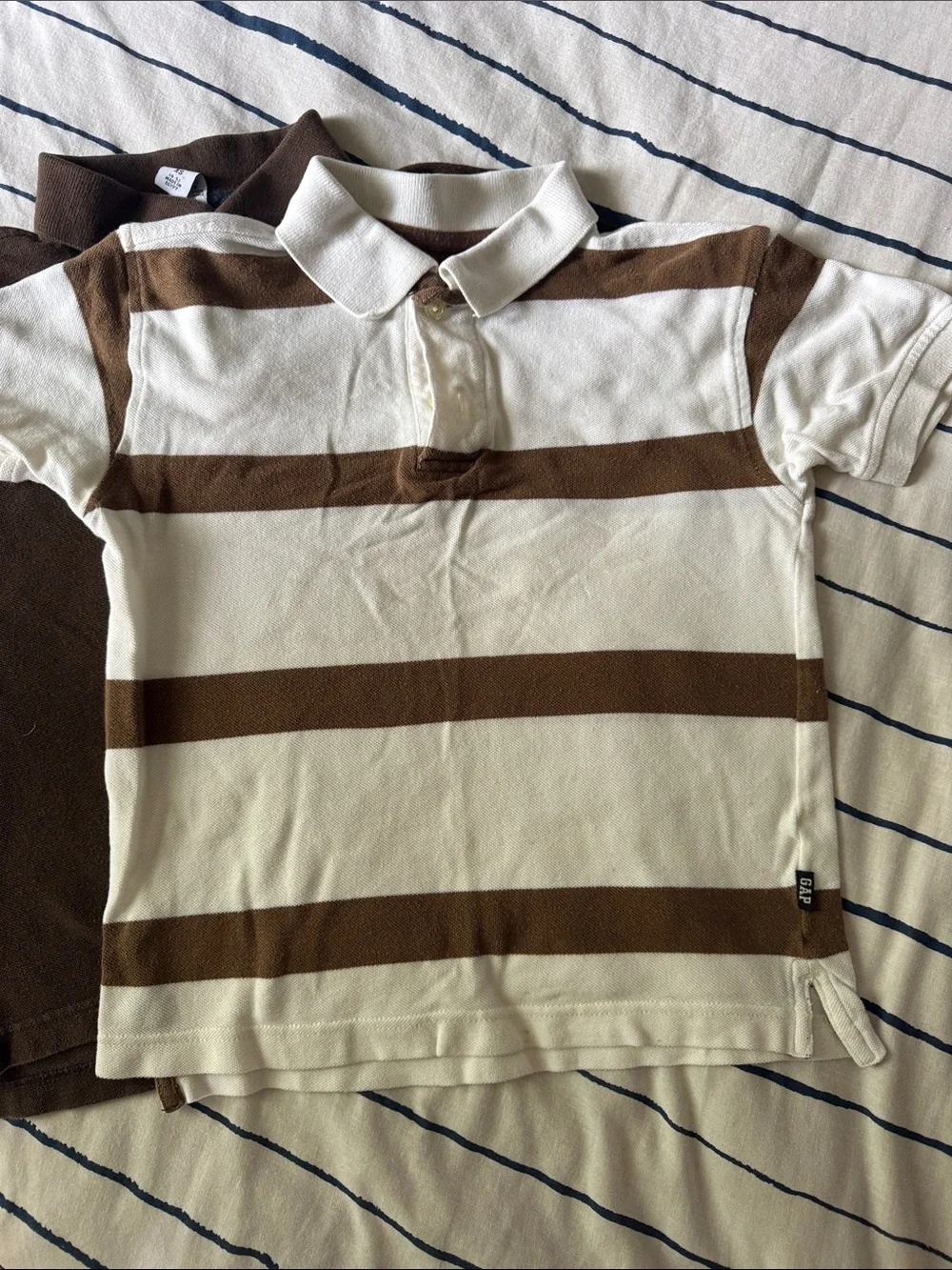 GAP Boys Polo Pack in Brown, Orange, White, Gray